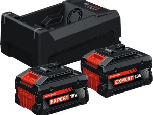 BOSCH EXPERT 2 baterije EXBA18V-55 18V 5.5Ah punjač EXBA 18V-55