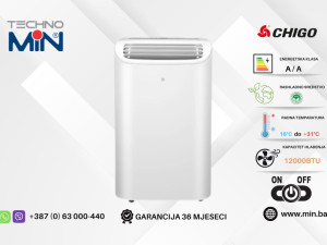 Chigo YAC-12CHPB/PD1 Prijenosna klima 12000 BTU, 3.5kW A, R290