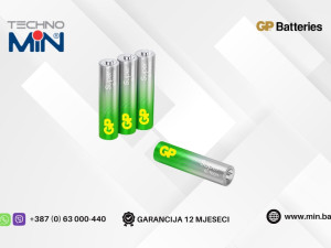 GP Super Alkaline AAA LR03-PAB12 GPPCA24AS559 1.5V 12/1 Baterije