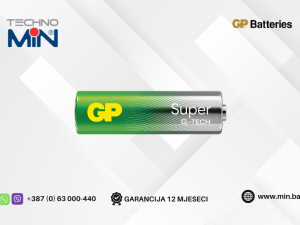 GP Super Alkaline AA LR6-PAB12 GPPCA15AS631 1.5V 12/1 Baterije