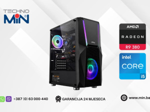 Gaming PC Raptor - i5-6500, 8GB 256GB SSD 500GB HDD Radeon R9 380
