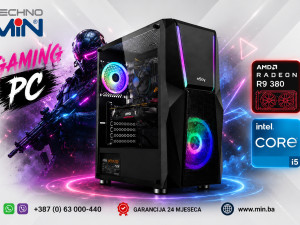 Gaming PC Raptor - i5-6500, 8GB 256GB SSD 500GB HDD Radeon R9 380