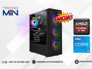 Gaming PC Alpha Wolf i5-9500, 16GB RAM 256GB SSD + 1TB RX 590 8GB