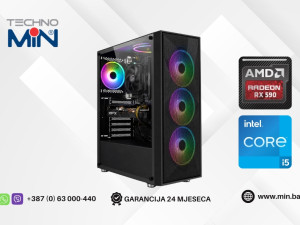 Gaming PC Alpha Wolf - i5-9500, 16GB RAM 256GB SSD 1TB HDD RX 590