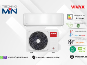 VIVAX ACP-24CH70AERI PRO klima 24-ka 7.03kW, A++ Wi-Fi Ready -25C