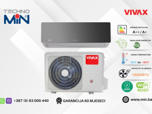VIVAX ACP-18CH50AERI+ klima 18-ka 5.28kW, A++, Wi-Fi Ready, -20C