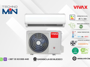 VIVAX ACP-24CH70AEMIs klima 24-ka 7.03kW, A++, Wi-Fi Ready, -15C
