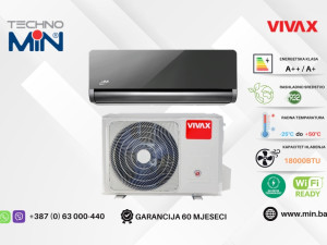 VIVAX ACP-18CH50AEHI+ klima 18-ka 5.28kW, A++, Wi-Fi Ready, -25C