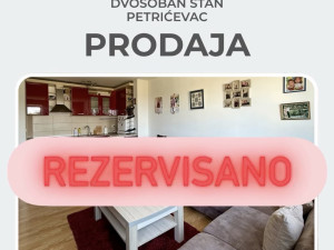 Na prodaju dvosoban stan, Petrićevac