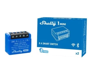 SHELLY Plus 1 Mini Gen3 Single WiFi + Bluetooth Smart relej