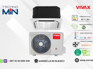 VIVAX ACP-18CC50AERI+ kasetna klima 18-ka 5.28kW, A++, -20C