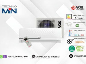 VOX IFG12-AACT klima 12-ka, R32, 3.4kW, A++/A+, Wi-Fi Ready, -15C