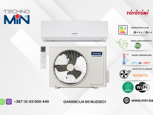 TOYOTOMI CTN/CTG-328BRM klima 9-ka 2.7kW, A+++, Wi-Fi, -25C
