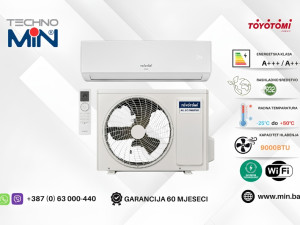 TOYOTOMI CTN/CTG-328BRM klima 9-ka 2.7kW, A+++, Wi-Fi, -25C