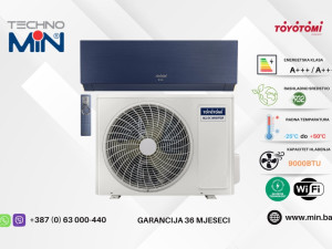TOYOTOMI Erai 328BV klima 9-ka 2.7kW, A+++, Wi-Fi, -25C