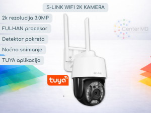 S-Link pokretna WiFi kamera 2K rezolucija