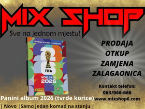 Fifa World Cup album 2026 (Tvrde korice) Svjetsko prvenstvo uvez