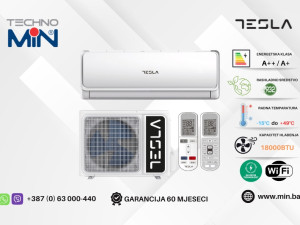 TESLA TA53FFLL-1832IA klima 18-ka 5.3kW, A++/A+, Wi-Fi, -15C