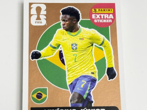 Vini Jr - Panini extra sticker GOLD [Zlatni] FIFA World cup 2026
