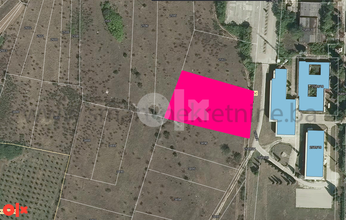 Zemljište u naselju Rodoč, Mostar 4020m2 3