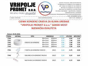 Kondenz crijevo za klimu