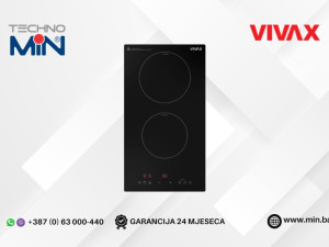 Vivax ugradbena indukciona ploča 2 zone BH-02MFZIN Domino 28.8cm