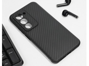 Silikonska maska Carbon Xiaomi Redmi 15 black
