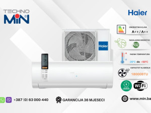 HAIER AS50S2SF1FA/1U50S2SJ2FA klima 18-ka 5.2kW, A++, Wi-Fi, -20C