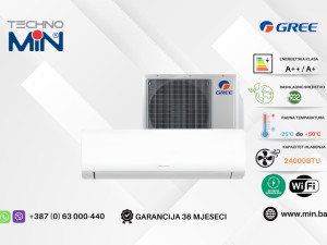 GREE GWH24AWEXF klima 24-ka 7.1kW, A++/A+, Wi-Fi, -25C