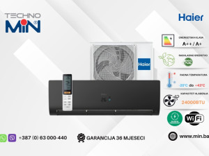 HAIER AS71S2SF1FA/1U71S2SR2FA klima 24-ka 7.0kW, A++, Wi-Fi, -20C