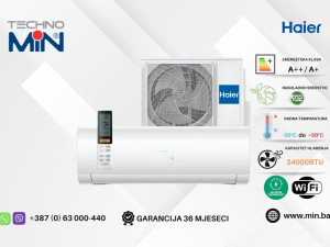 HAIER AS71S2SF1FA/1U71S2SR2FA klima 24-ka 7.0kW, A++, Wi-Fi, -20C