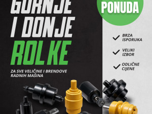 Gornja i donja rolka za bager radne masine dijelovi KOMATSU