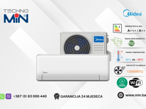 MIDEA MSEPBU-12HRFN8 klima 12-ka 3.5kW, A+++, Wi-Fi, -25C