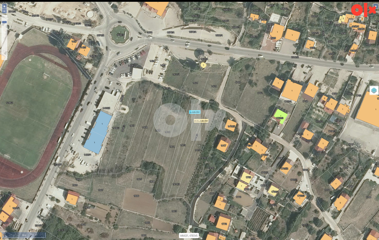 Građevinsko zemljište 683m2 - Centar Ljubuškog