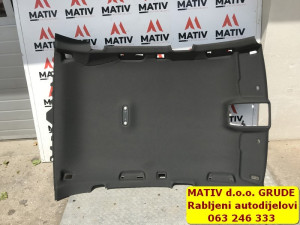 Nebo Tapacirung krova Audi Q5 8R 2014 Komplet CRNO S-Line