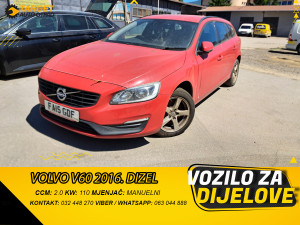 DIJELOVI VOLVO V60 2.0 DIZEL 110KW 2016. MJENJAC MOTOR D4204T9