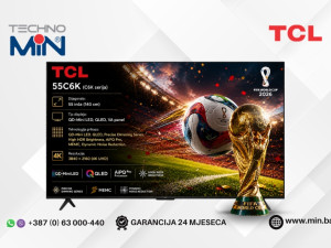 TCL TV 55C6K 55" 4K UHD QD-Mini LED, 144Hz, Google TV (Smart TV)
