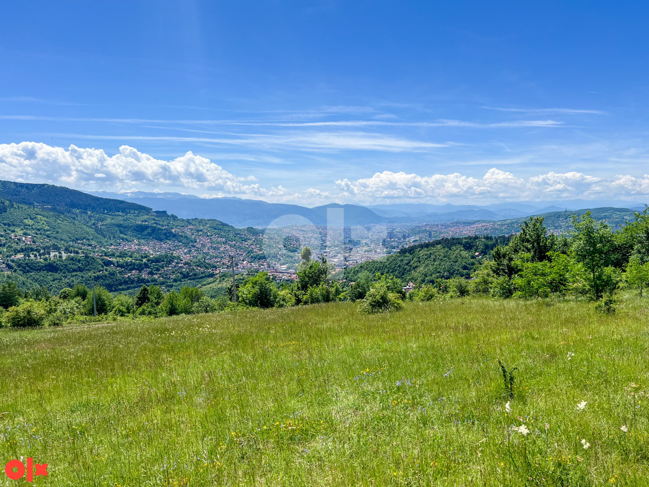Borije zemljište sa pogledom na grad 3.900m2 2