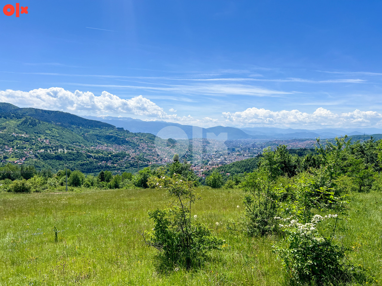 Borije zemljište sa pogledom na grad 3.900m2 3