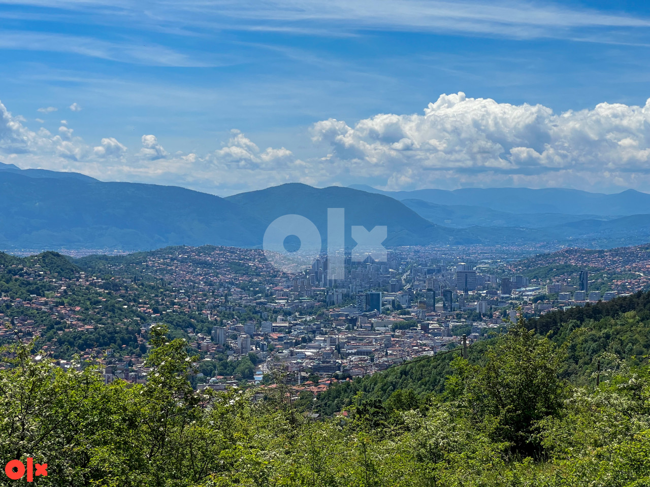 Borije zemljište sa pogledom na grad 3.900m2 6