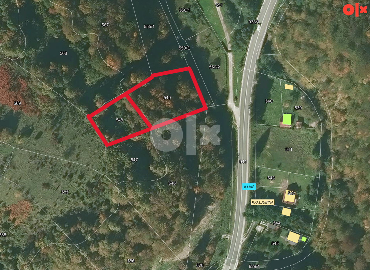 PRODAJA - Zemljište 2621 m2 - Ljubina - Ilijaš 2