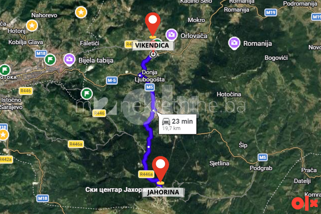 m2: Vikendica 65m2 / parcela 500m2 / Mokro - Pale 19