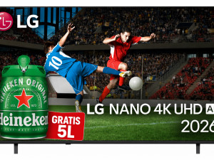 LG NANO 75" 75NU8E0B3LA 4K SMART TV + GRATIS HEINEKEN 5L BURE