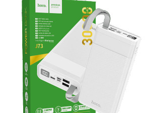 Punjač prijenosni Power bank sa lampom, Hoco j73, 30000mAh