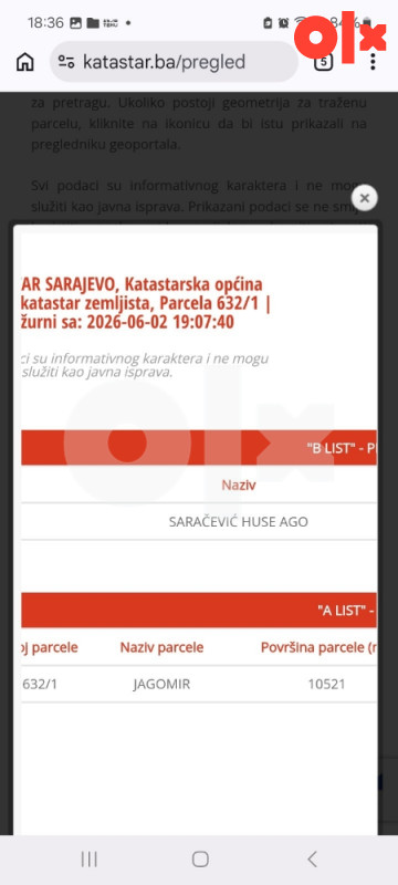 Zemljište Sarajevo - Centar 2