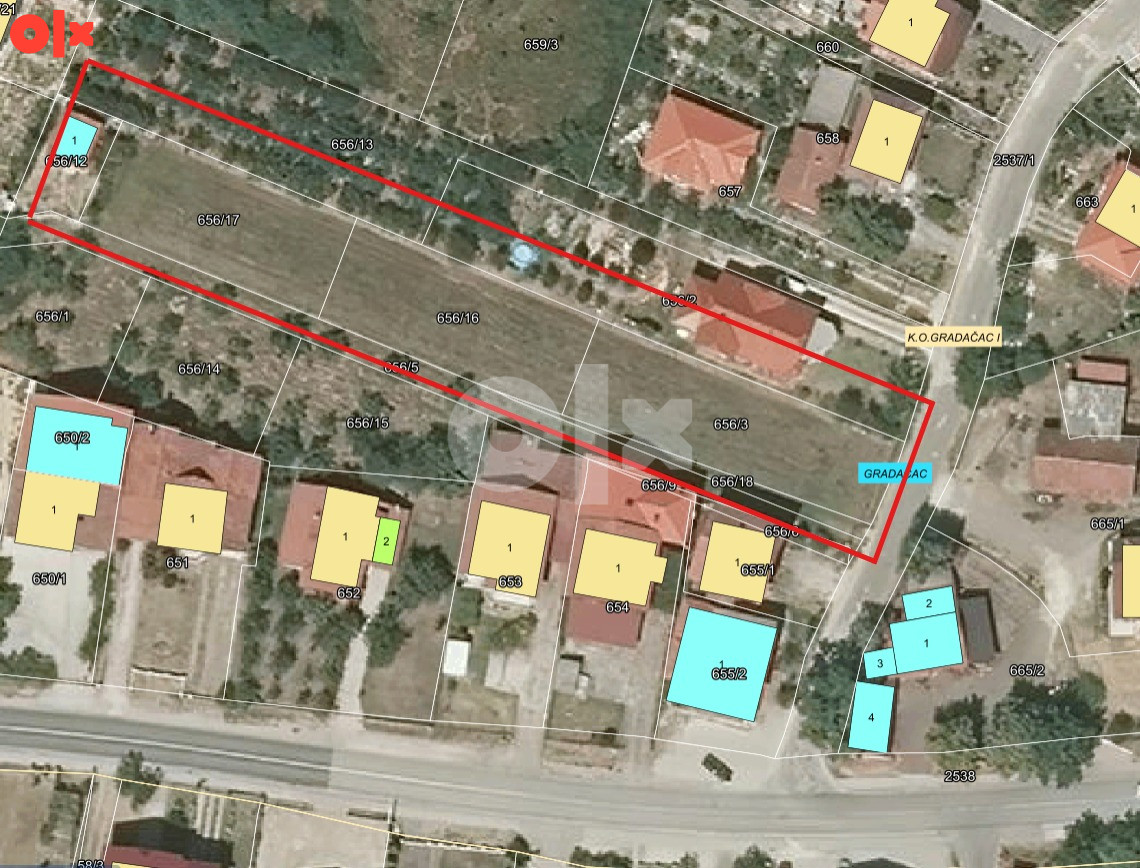 Zemljište Gradačac 1600m2