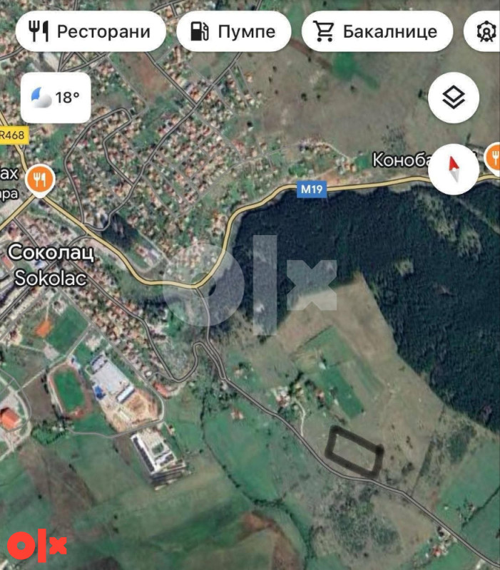 ZEMLJIŠTE SOKOLAC NA PRODAJU
