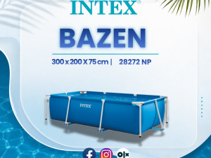 Intex pravougaoni bazen Prism Frame 300x200x75 cm - 28272 NP