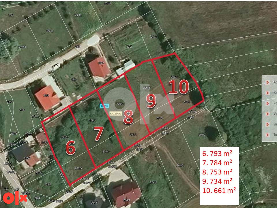 Zemljište kućište plac Bihać 2