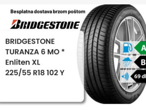 225/55 R 18 102Y XL BRIDGESTONE TURANZA 6 MO* Enliten